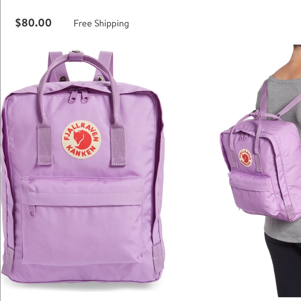 Brand New Orchid Fjällräven Kånken Backpack